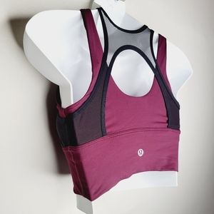 Lululemon Double Tap Bra II - Dark Adobe/Black
